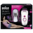Braun Silk épil 5 5-329 epilátor s čistiacim nástavcom na tvár