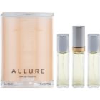 Chanel Allure Eau de Toilette für Damen 45 ml (1x Nachfüllbar + 2x Nachfüllung)