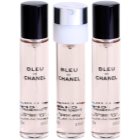 Chanel Bleu de Chanel Eau de Toilette für Herren 3 x 20 ml Ersatzfüllung