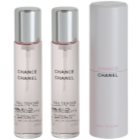 Chanel Chance Eau Tendre Eau de Toilette für Damen 3 x 20 ml (1x Nachfüllbar + 2x Nachfüllung)
