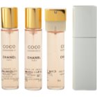 Chanel Coco Mademoiselle toaletní voda pro ženy 3x20 ml (1x plnitelná + 2x náplň)