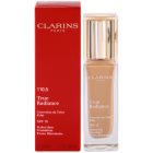 Clarins Face Make-Up True Radiance освітлюючий та зволожуючий тональний крем SPF 15