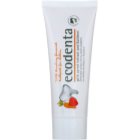 Ecodenta Kids dentifrice pour enfant à l'extrait de carotte saveur fraises des bois