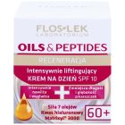 FlosLek Laboratorium Oils & Peptides Regeneration 60+ crema intensiva con efecto lifting SPF 10