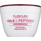 FlosLek Laboratorium Oils & Peptides Regeneration 60+ regenerační noční krém s omlazujícím účinkem