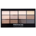 Freedom Pro 12 Audacious Mattes paleta farduri de ochi cu aplicator