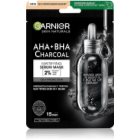 Garnier Skin Naturals Pure Charcoal černá textilní maska s extraktem z mořských řas