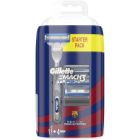 Gillette Mach 3 Turbo FCBarcelona Rasierer Ersatzklingen 4 pc