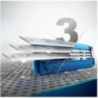 Gillette Mach 3 Turbo FCBarcelona Rasierer Ersatzklingen 4 pc