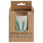 Jack N' Jill Bunny vaso de bambú y cáscara de arroz