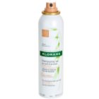 Klorane Oat Milk champô seco para tons escuros e castanhos de cabelo