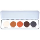 Kryolan Basic Eyes paleta očních stínů 5 barev