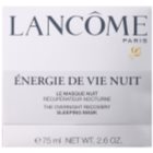 Lancôme Énergie De Vie éjszakai megújító maszk fáradt bőrre