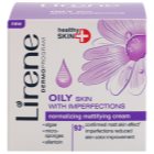 Lirene Healthy Skin+ Oily Skin normalisierende und mattierende Tages - und Nachtcreme für Haut mit kleinen Makeln