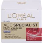 L’Oréal Paris Age Specialist 45+ noční krém proti vráskám