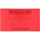 Makeup Revolution Flawless Matte 2 Palette mit Lidschatten mit Spiegel