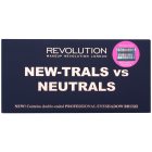 Makeup Revolution New-Trals vs Neutrals paleta očných tieňov so zrkadielkom a aplikátorom