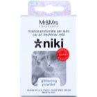 Mr & Mrs Fragrance Niki Glittering Powder ambientador de coche para ventilación recarga de recambio