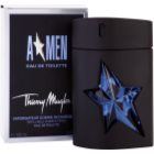 Mugler A*Men eau de toilette férfiaknak 100 ml utántölthető Rubber Flask