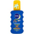 Nivea Sun Kids дитячий кольоровий спрей для засмаги SPF 50+