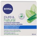 Nivea Visage Pure & Natural zvláčňující denní krém pro normální až smíšenou pleť