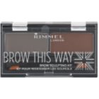 Rimmel Brow This Way Palette For Eyebrows Make - Up