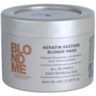 Schwarzkopf Professional Blondme keratinos regeneráló maszk szőke hajra