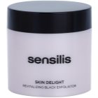Sensilis Skin Delight revitalizační peeling s aktivním uhlím pro rozjasnění pleti