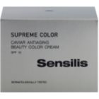 Sensilis Supreme Color tónovaný protivráskový krém pro sjednocení pleti SPF 15