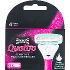 Wilkinson Sword Quattro for Women Sensitive Ersatzklingen 3 pc