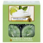 Yankee Candle Vanilla Lime teamécses 12 x 9,8 g