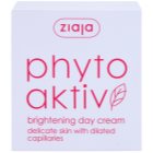 Ziaja Phyto Aktiv aufhellende Tagescreme für empfindliche Haut mit der Neigung zum Erröten