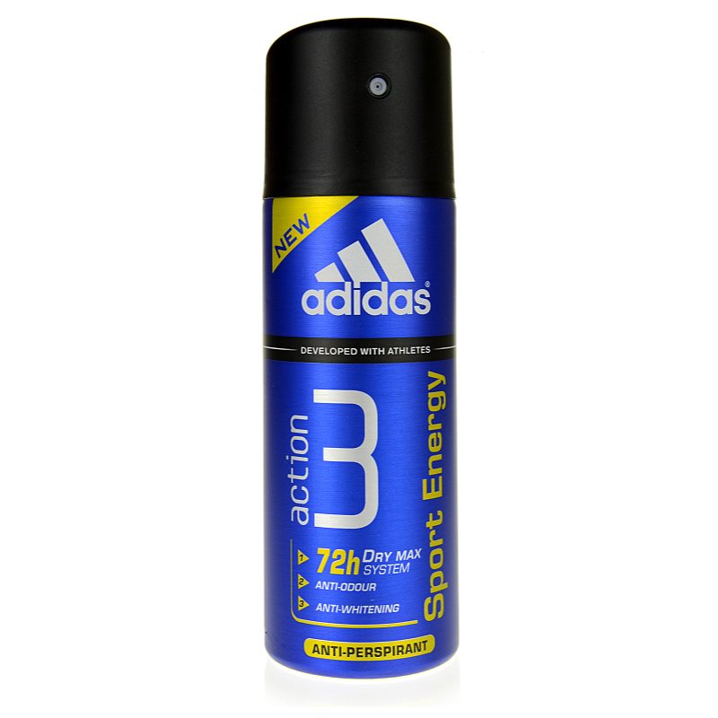 Adidas A3 Sport Energy, dezodorant w sprayu dla mezczyzn 150 Adidas A3 Sport Energy, dezodorant w sprayu dla mezczyzn 150