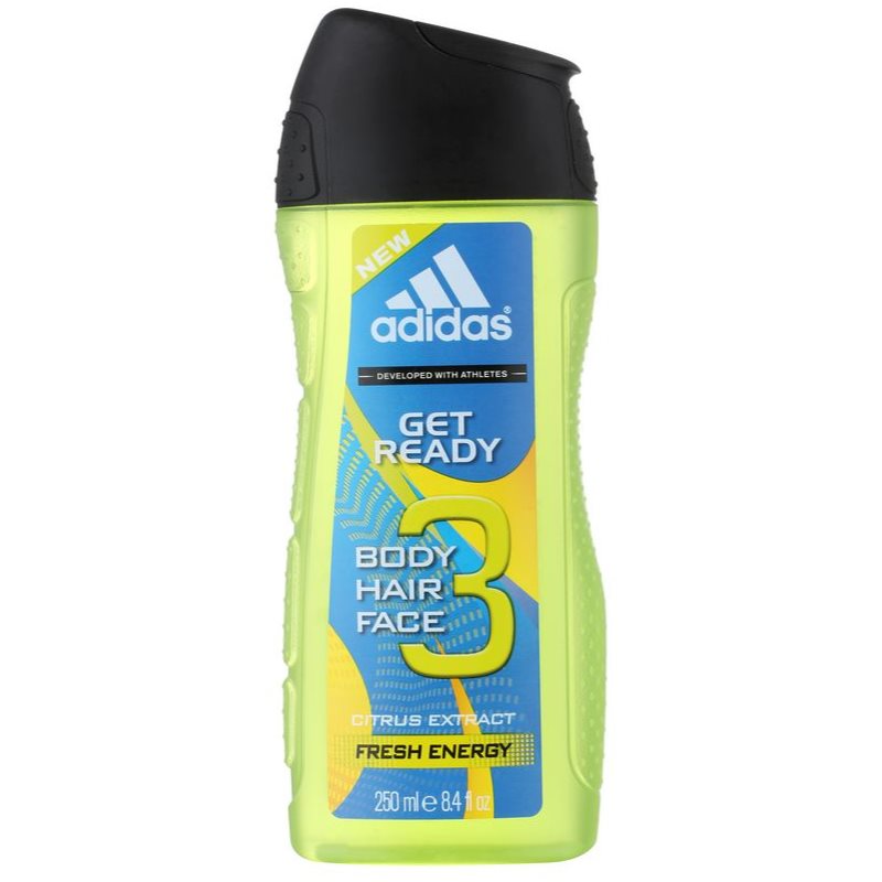 Adidas Get Ready!, gel douche pour homme 250 ml 2 en 1 notino.fr