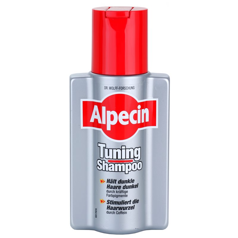 Alpecin Tuning Shampoo, shampoing colorant premiers cheveux blancs notino.fr