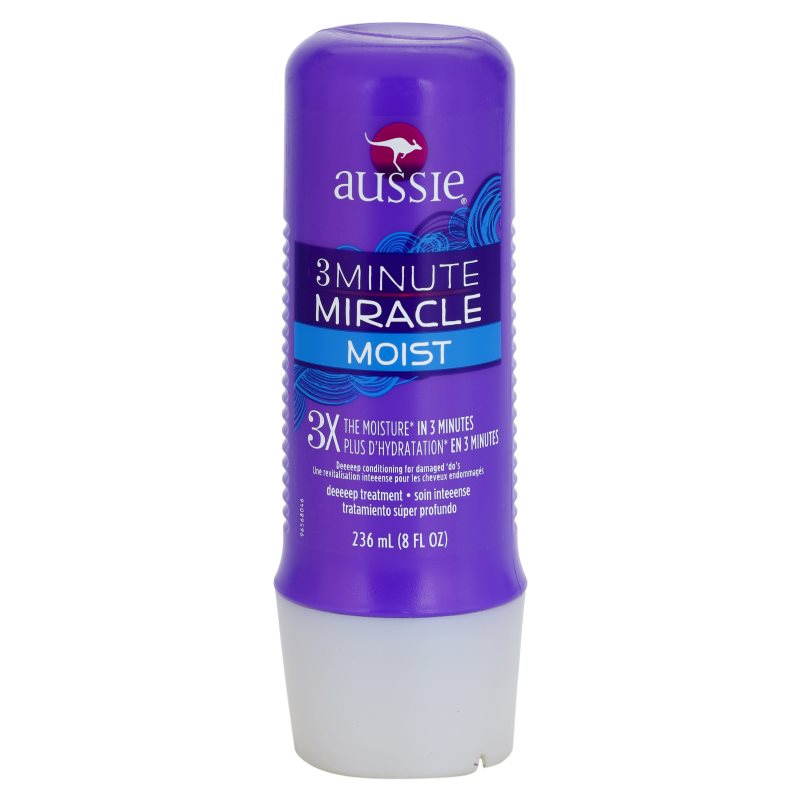 Aussie 3 Minute Miracle, aprèsshampoing hydratant de 3 minutes pour tous types de cheveux