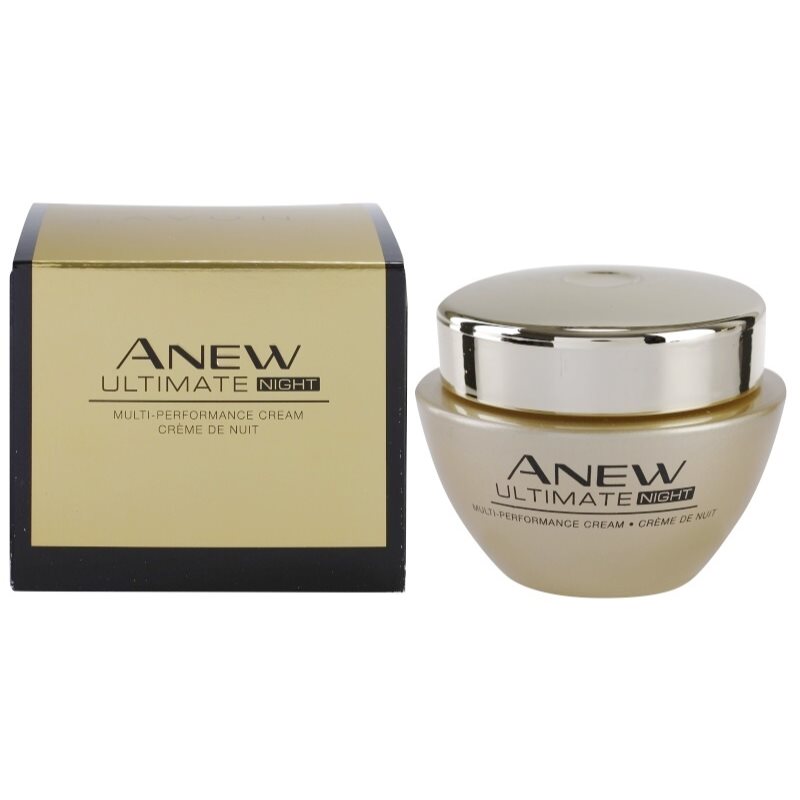 Avon Anew Ultimate Multi-Performance Night Cream – Bonus Size 2.6 Oz – Anti-Aging Face Moisturizer