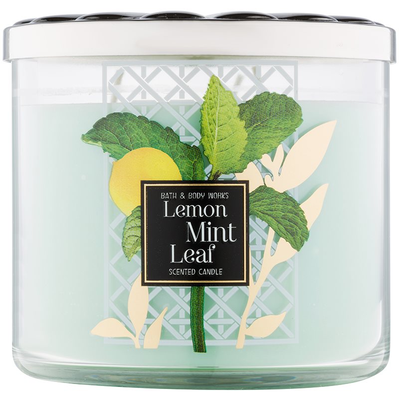 Bath & Body Works Lemon Mint Leaf, Scented Candle 411 g notino.co.uk