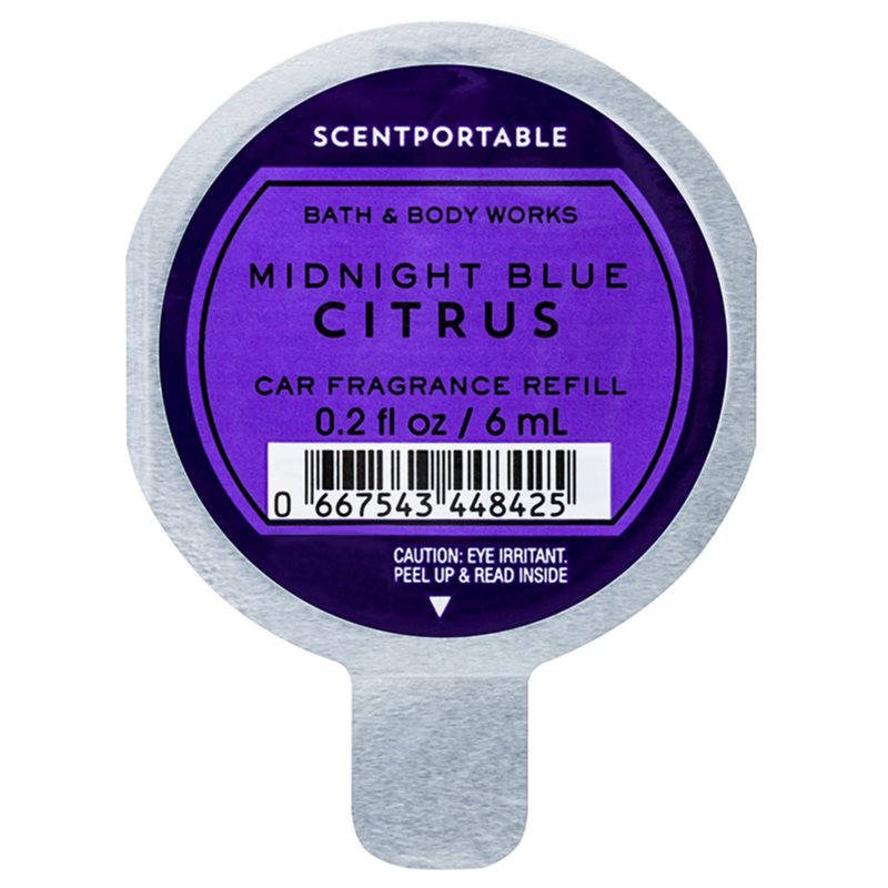 Bath & Body Works Midnight Blue Citrus, Car Air Freshener 6 ml Refill