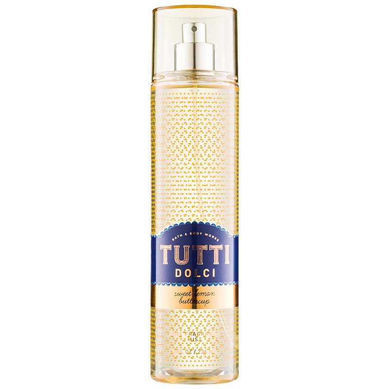 Bath And Body Works Tutti Dolci Sweet Lemon Buttercup Body Spray For