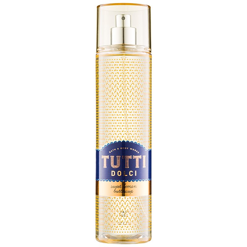 Bath & Body Works Tutti Dolci Sweet Lemon Buttercup, Body Spray for