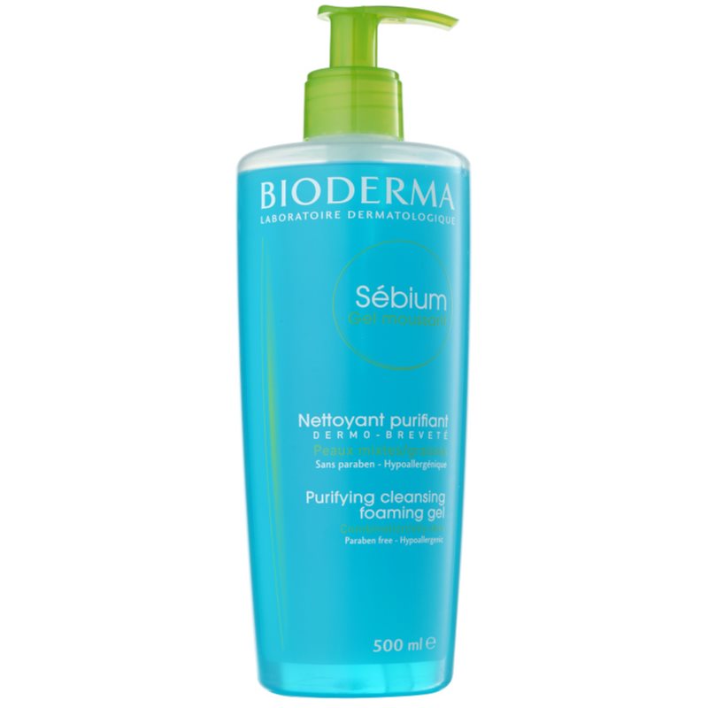 Bioderma Sébium Gel Moussant, Cleansing Gel For Mixed And Oily Skin