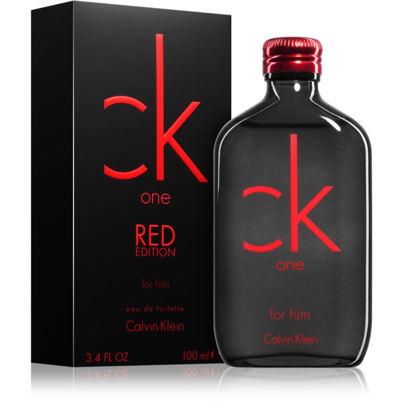 Calvin Klein CK One Red Edition, Eau de Toilette for Men 100 ml ...