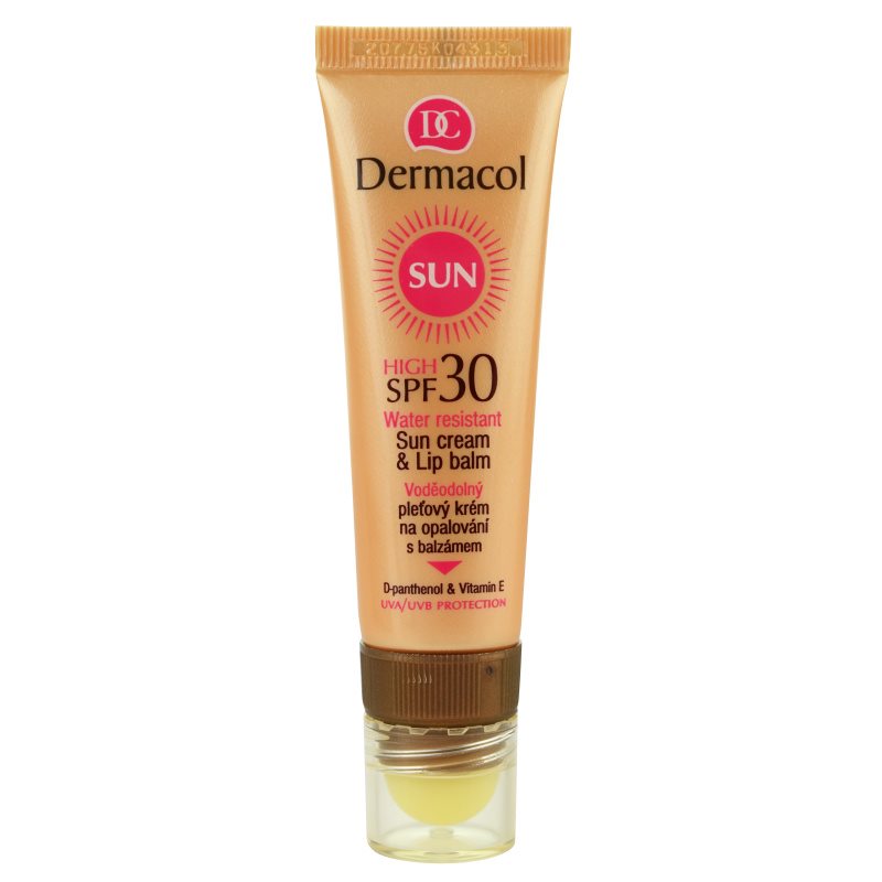 Dermacol Sun Water Resistant, Water Resistant Sun Face Cream with Lip Balm SPF 30 notino.co.uk