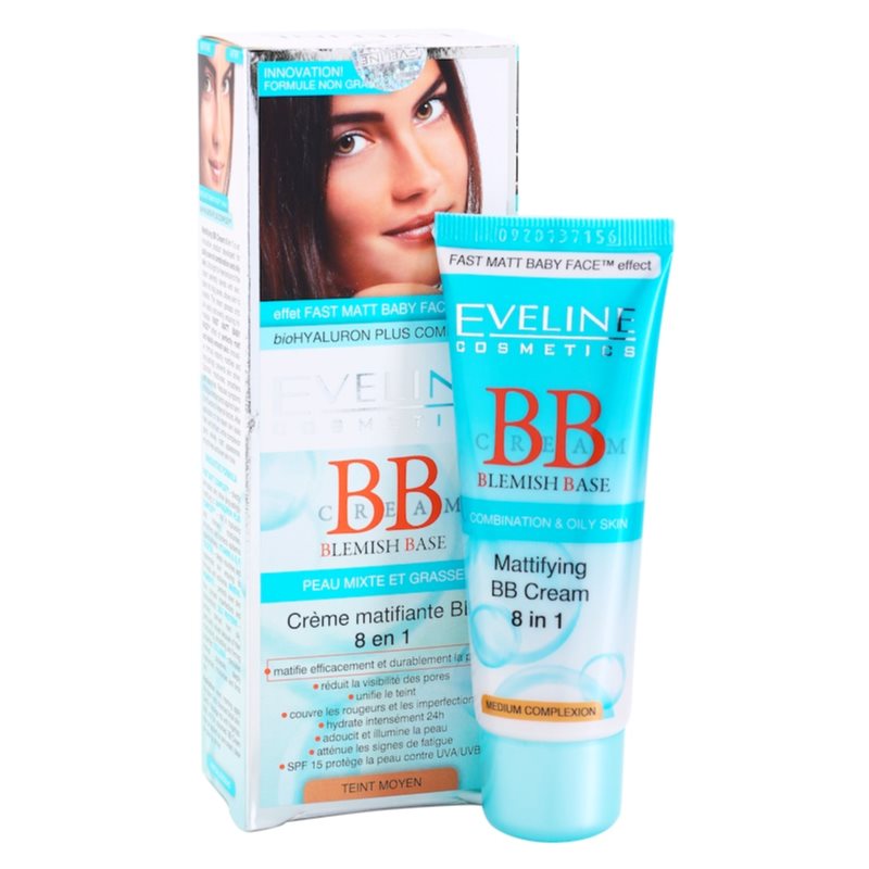 EVELINE COSMETICS BB CREAM crema BB matificante 8 en 1 | notino.es
