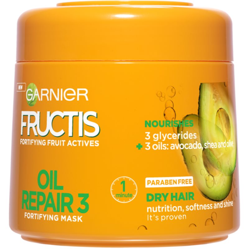 Garnier Fructis Oil Repair 3, mascarilla fortalecedora para cabello