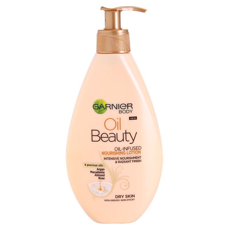 Garnier Oil Beauty, Oil Infused Nourishing Lotion For Dry Skin