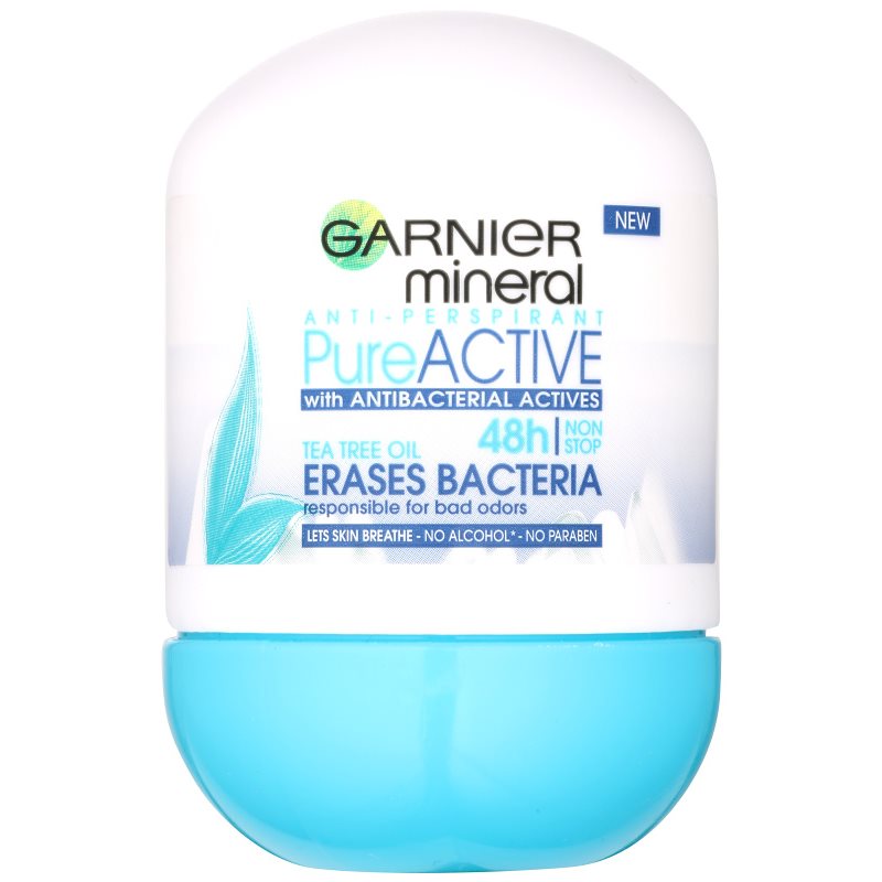 Garnier Mineral Pure Active, Antibacterial RollOn Antiperspirant notino.co.uk