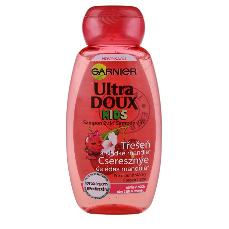Garnier Ultra DOUX Shampoo Für Feines Haar – 3er Pack Mit Reiscreme & Hafermilch