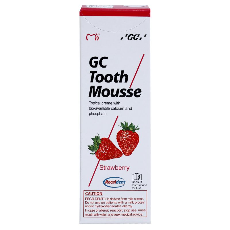 GC Tooth Mousse Strawberry, Protective Remineralising Cream for ...